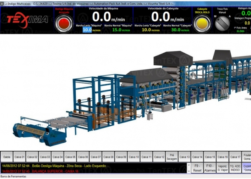 Automação de Máquinas de Tingimento Têxtil Valor Petrolina - Automação de Máquinas para Tingimento